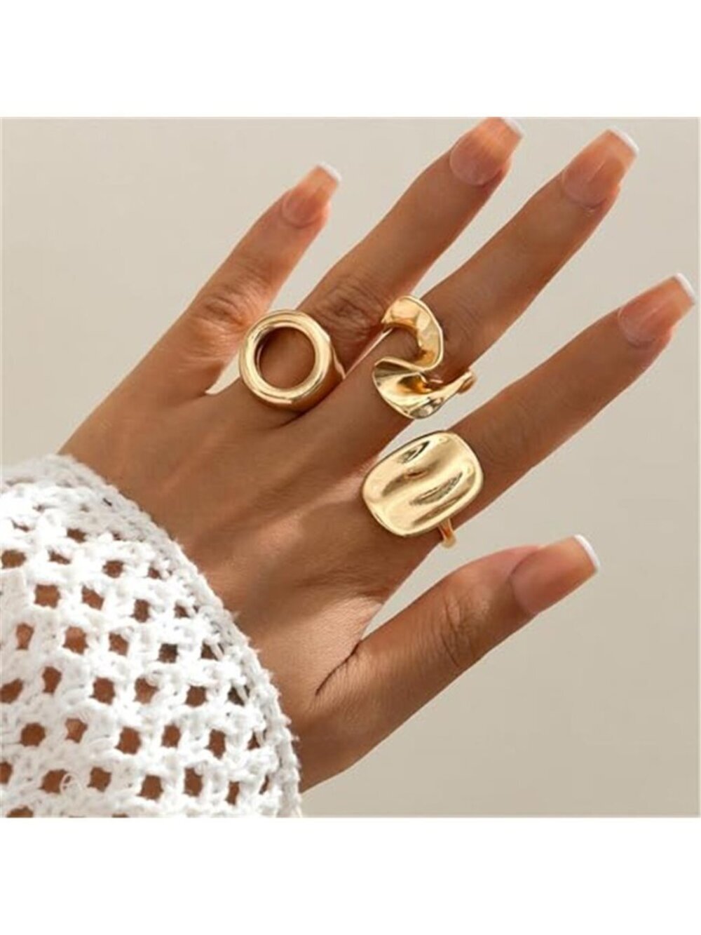 Vintage Gold Stacking Rings